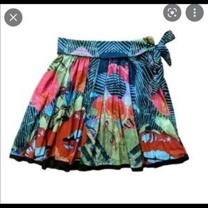 Desigual Lip Print Skirt - Size Small